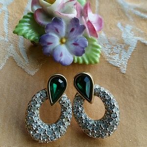 Vintage signed Sal pierced style earrings